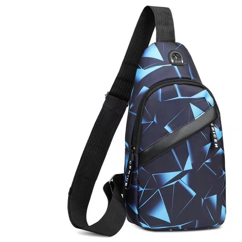 Classic Fashion Korean Style Lightweight Couple Men's Chest Bags