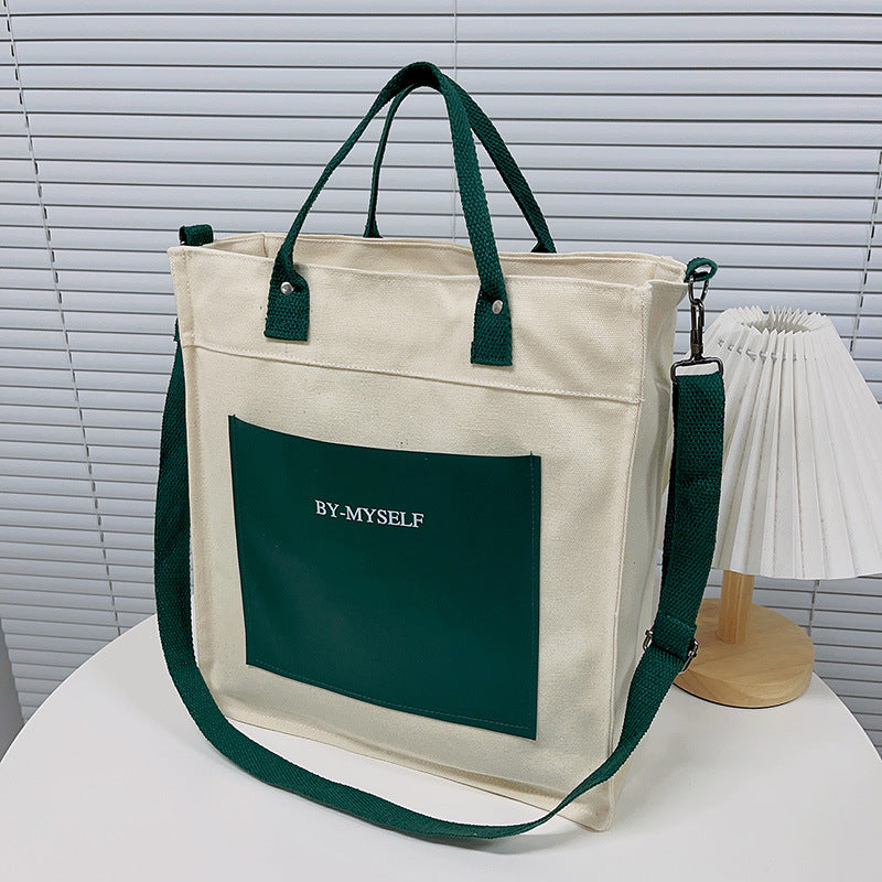 Canvas Mori Book Holding Class Commuter Handbags