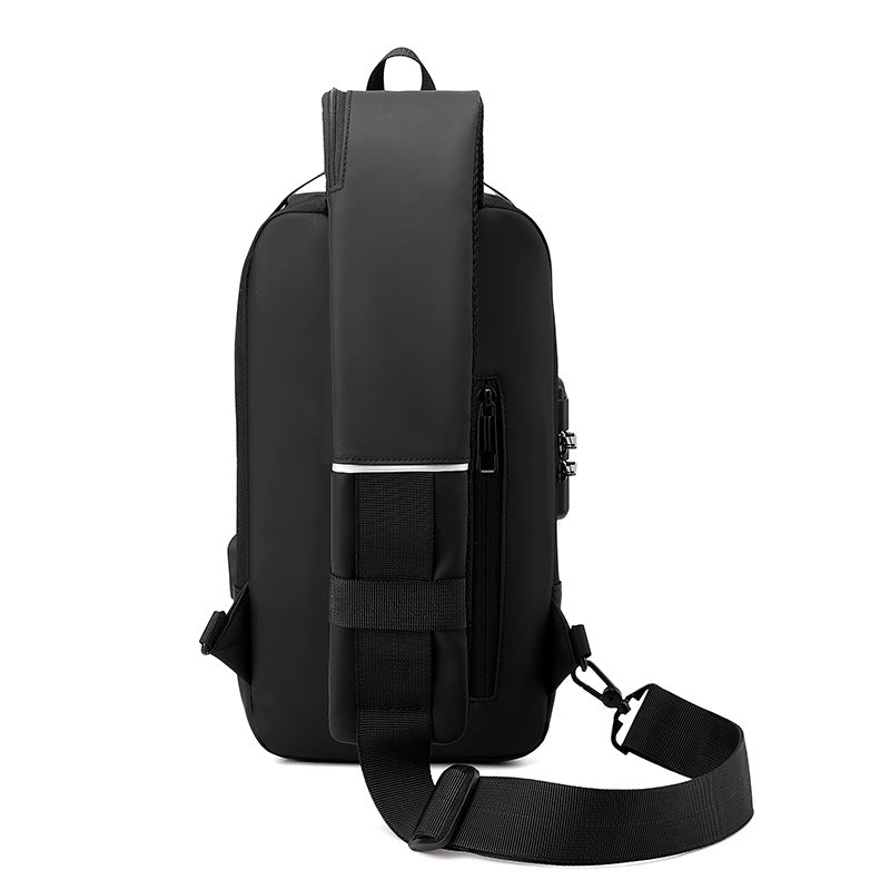 Men's Durable Beautiful Classy Motorcycle Password Men's Chest Bags