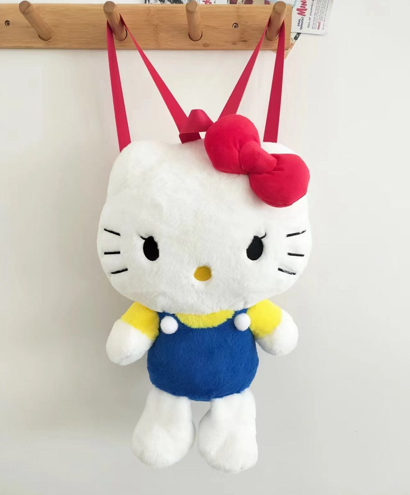 Casual Plush Cartoon Cute Clow Gift Backpacks