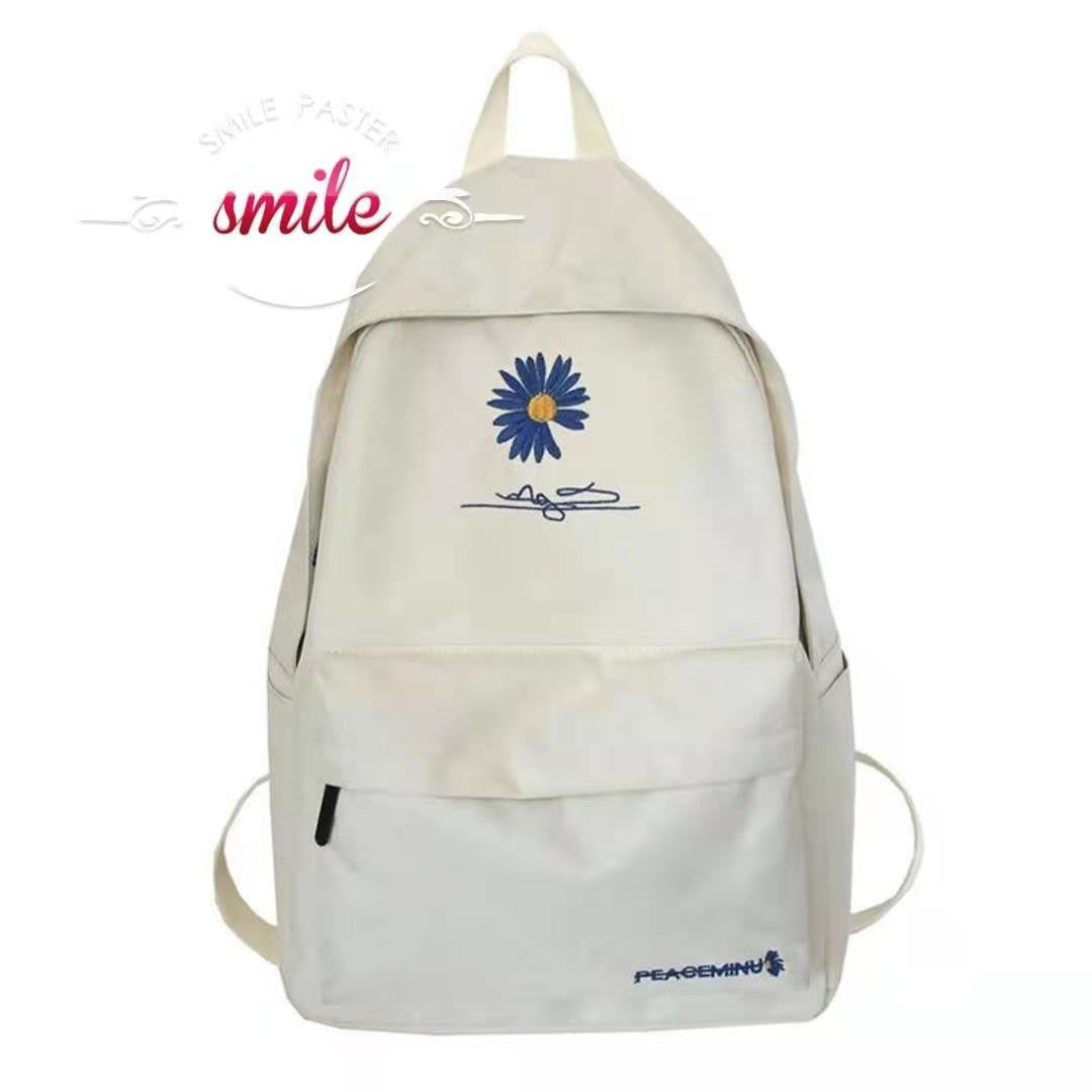 Korean Style Little Daisy Large Capacity Backpacks