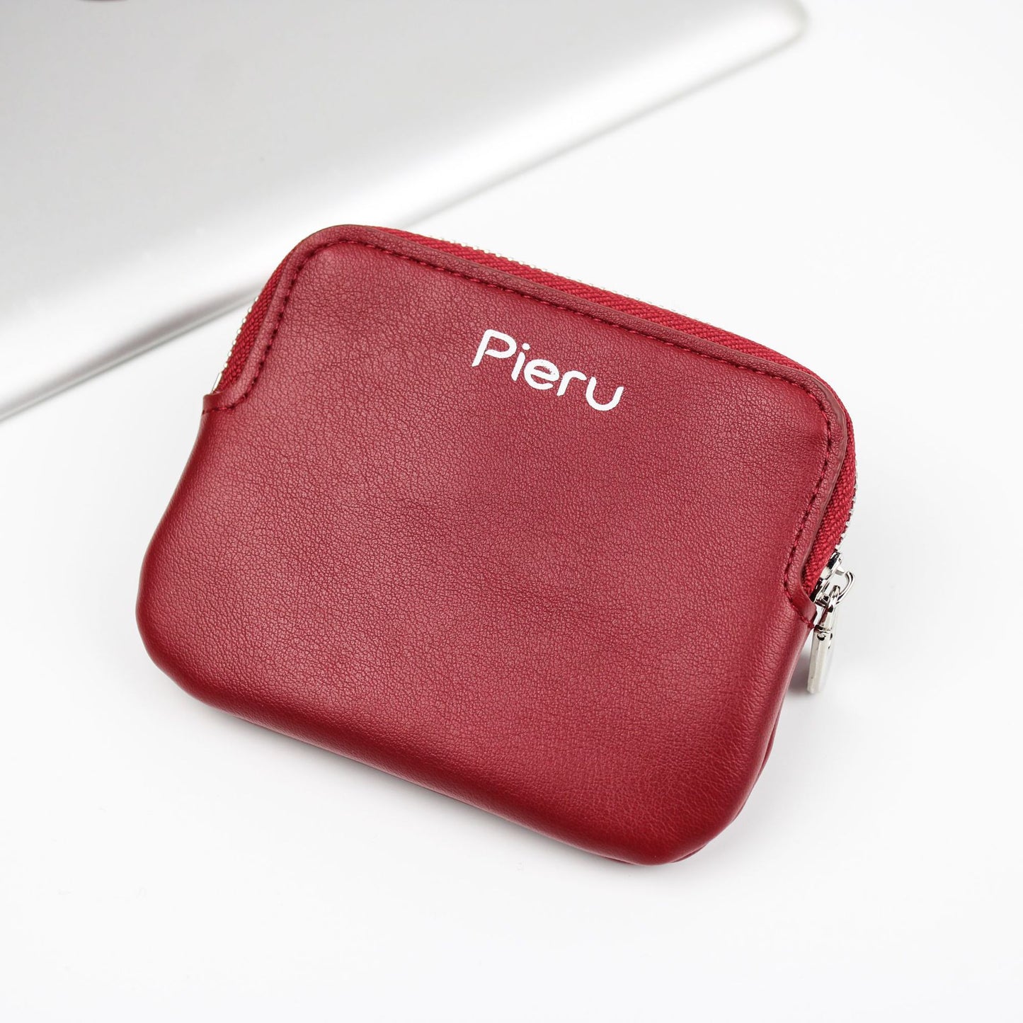 Attractive Mini Simple Solid Color Zipper Coin Purses