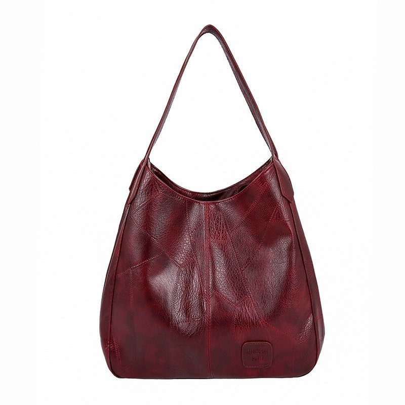 Women's Soft Leather Large Capacity Versatile Korean Crossbody Bags