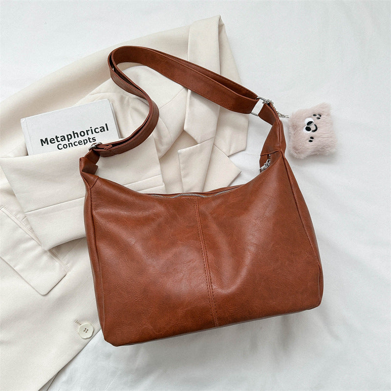 Retro Niche Commuter Winter Female Korean Shoulder Bags