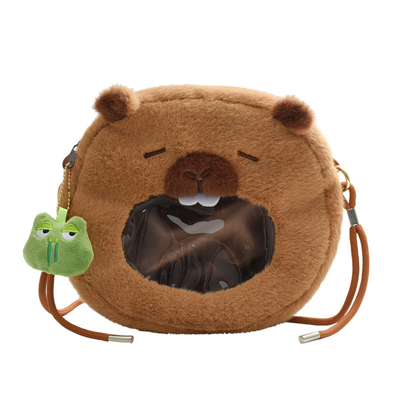 Furry Cartoon Cute Large Capacity Female Shoulder Bags