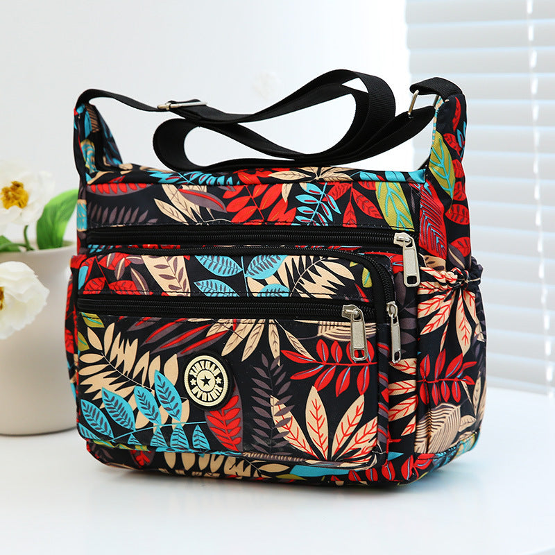 Women's Cloth Flower Large Capacity One Big Stall Bags
