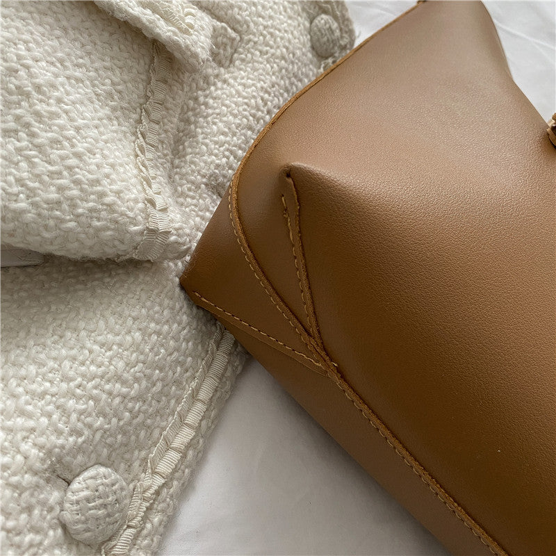 Large Female Fashion Texture Soft Leather Capacity Shoulder Bags