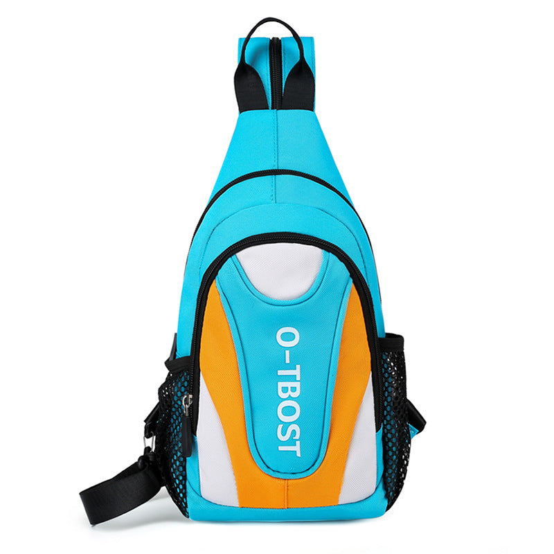 Women's & Men's & Leisure Two Shoulders Oxford Cloth Men's Chest Bags