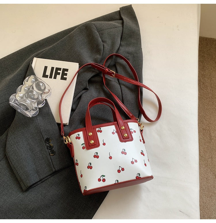Women's Style Summer Cherry Fashion Large Capacity Bags