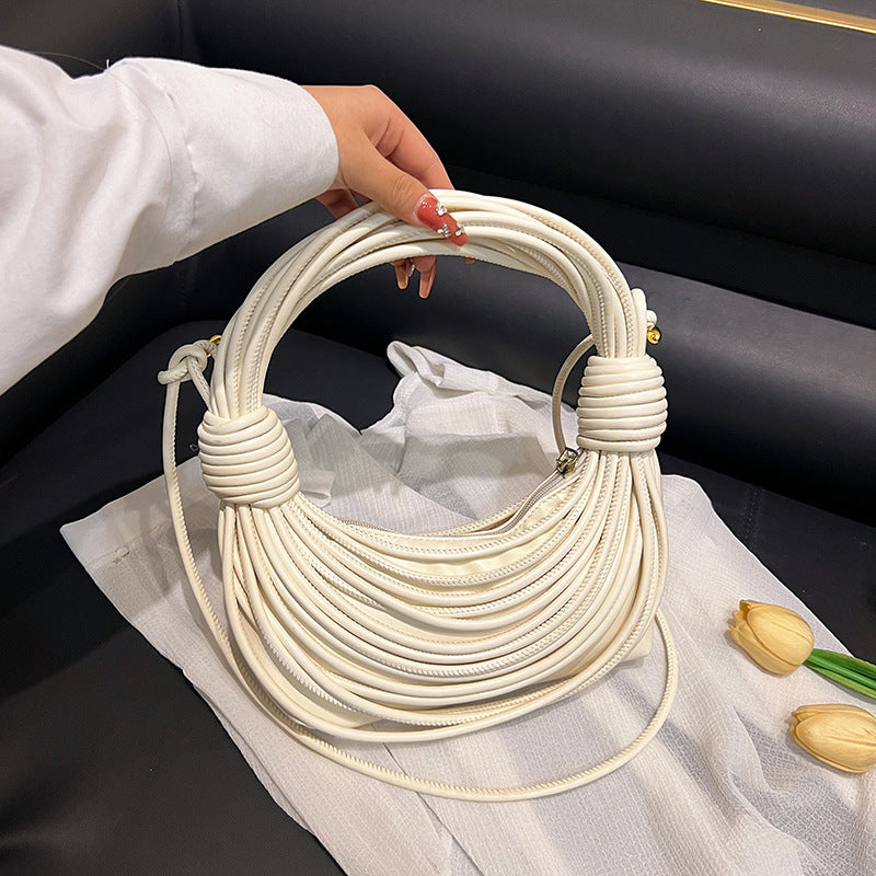 Women's Good Texture Woven Knot Multi Colors Crossbody Bags