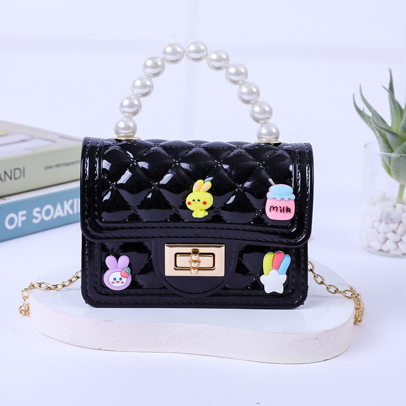 Beautiful Handmade Patch Mini Pearl Gel Handbags