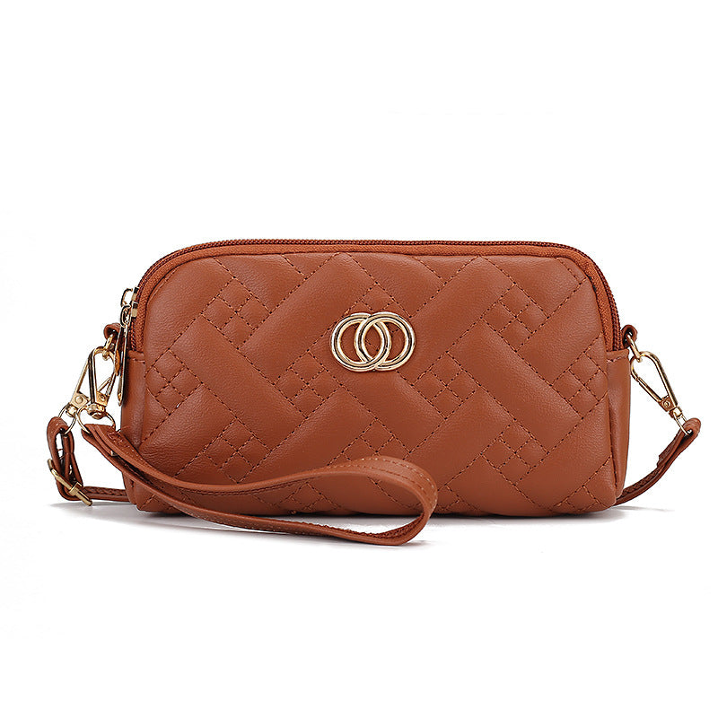 Women's Clutch Wrist Retro Change And Mobile Shoulder Bags
