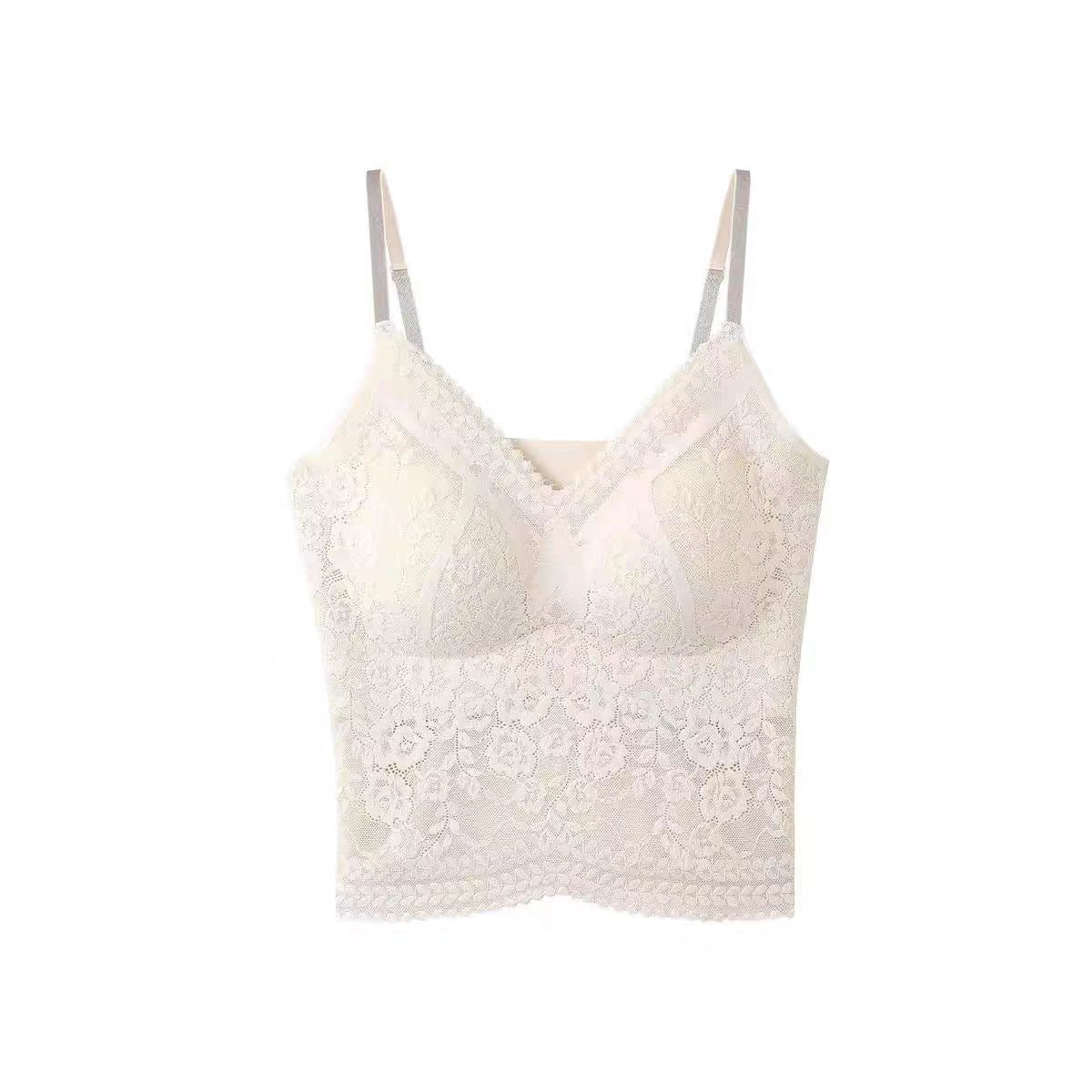 Women's One-piece Seamless Shoulder Strap With Chest Lingerie Sets