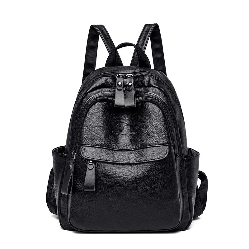 Women's For Trendy Korean Versatile Fashion Soft Backpacks