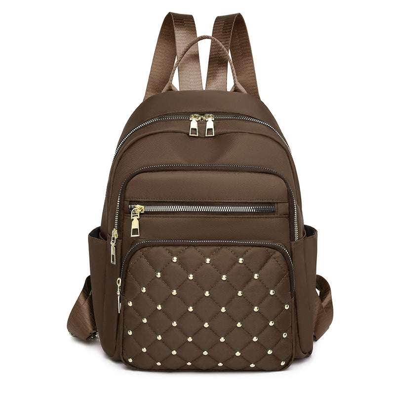 Women's Oxford Cloth Large Capacity Leisure Commuter Backpacks
