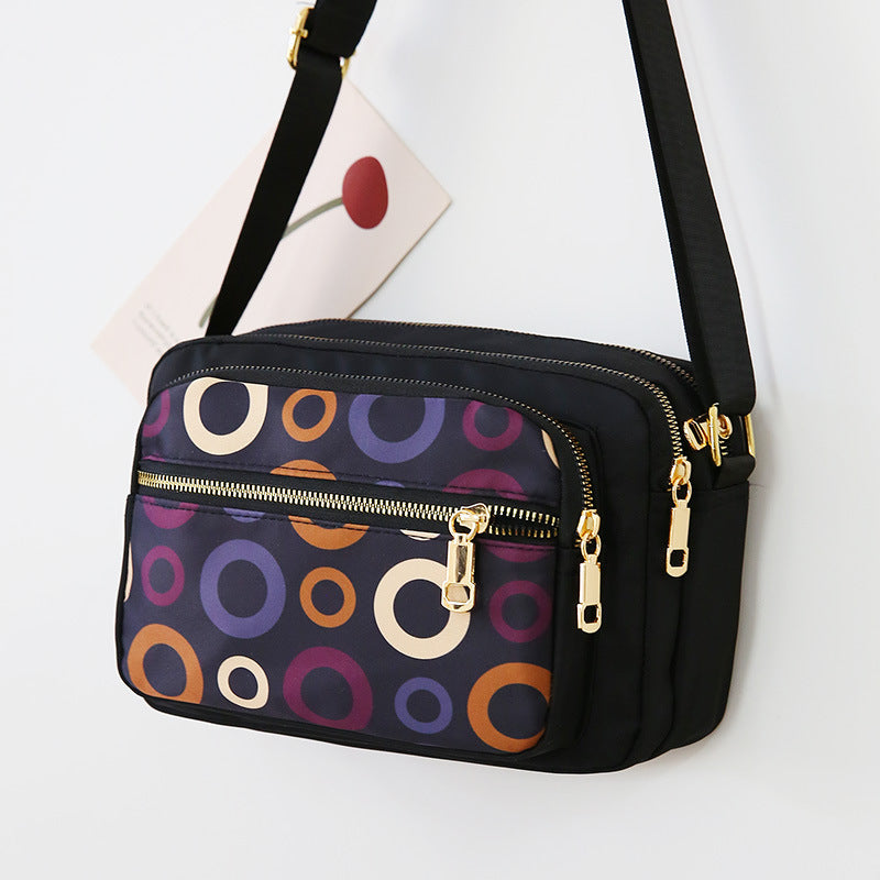 Women's Fashion Nylon Cloth Mummy Canvas Stall Shoulder Bags