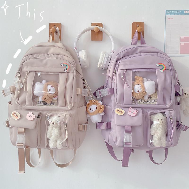 High Good-looking Junior Female Cartoon Large Backpacks