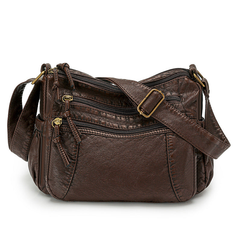 Women's Simple Large Capacity Lady Soft Surface Fashion Bags