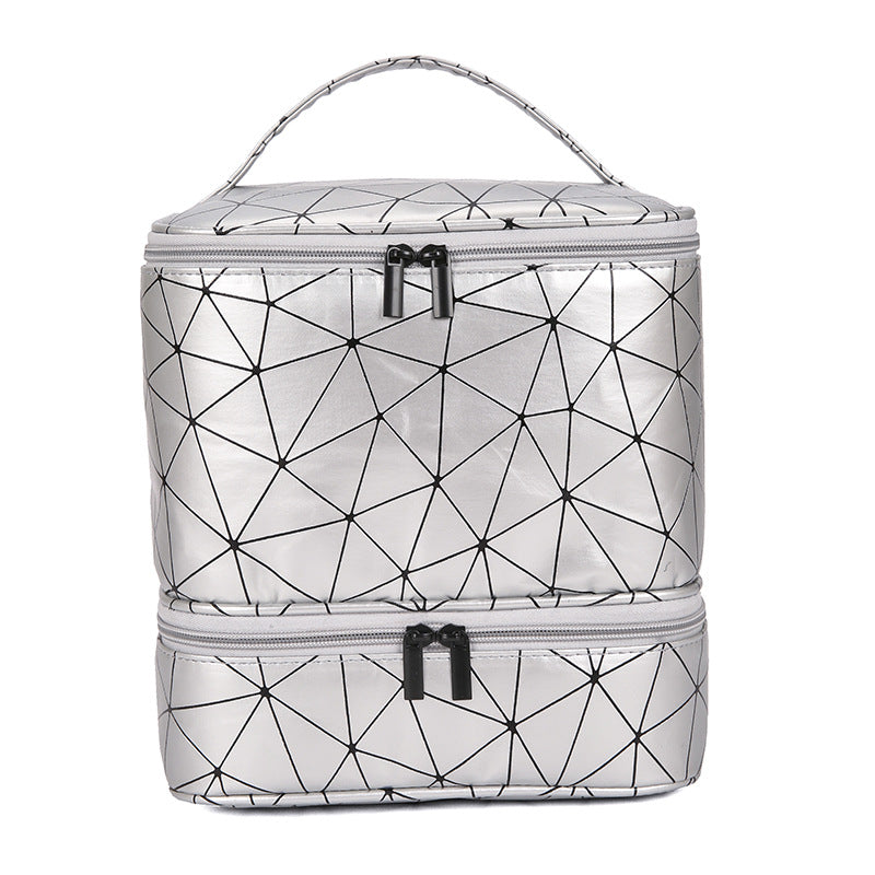 Capacity Wash Female Stylish Portable Nail Cosmetic Bags