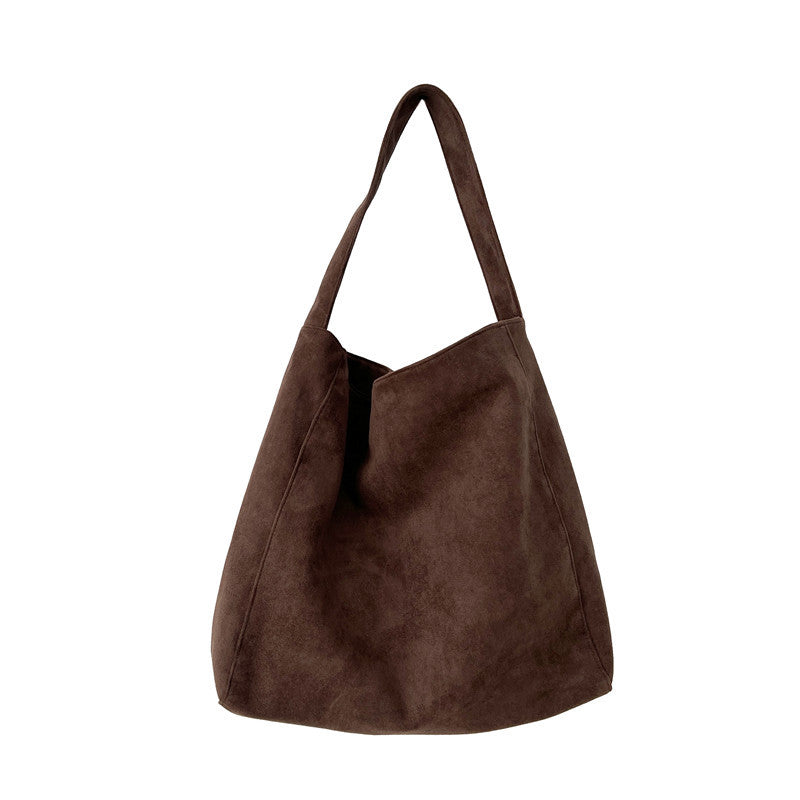 Women's Style Loose Soft Glutinous Retro Versatile Practical Shoulder Bags
