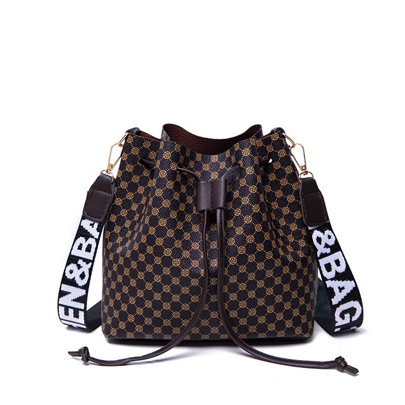 Women's High-grade Large Capacity Fashion Wide Strap Crossbody Bags