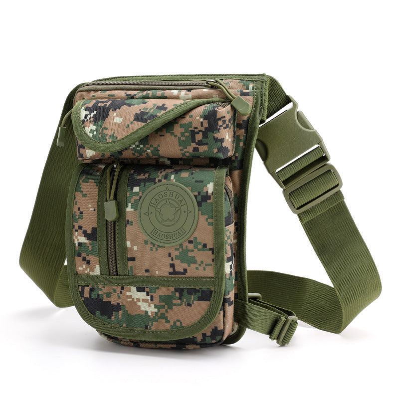 Multifunctional Fashion Nylon Leg Pannier Convenient Men's Waist Packs