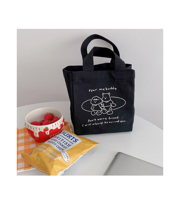 Style Thermal Large Capacity Lunch Box Handbags