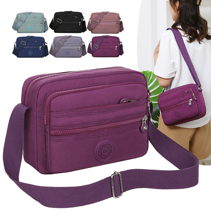 Women's Nylon Cloth Fashionable Korean Style Canvas Crossbody Bags