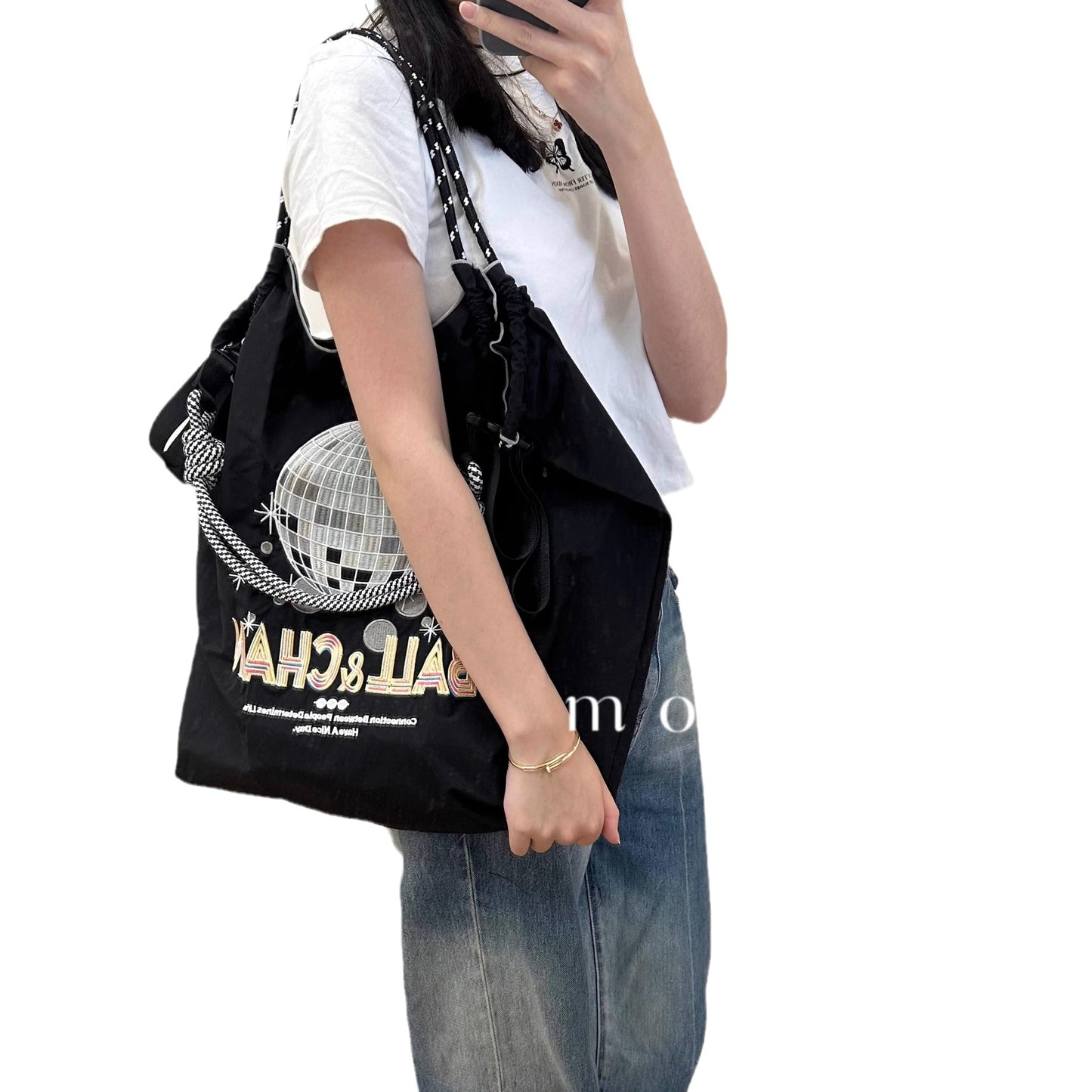 Round Upper Body Reflecting Light Balls Bags