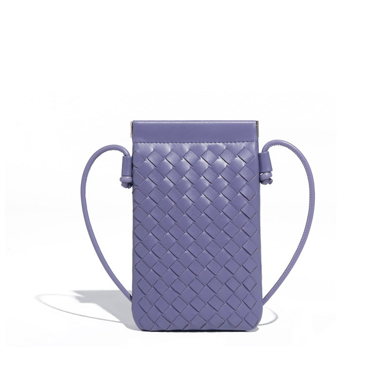 Autumn Woven Cell Niche Texture Mini Crossbody Bags