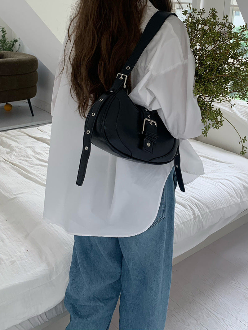 Women's Summer Retro Spicy Underarm Minority Textured Shoulder Bags