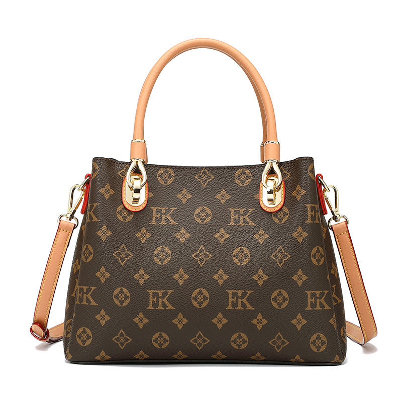 Women's Genuine Leather Commuter Mother Portable Large Crossbody Bags