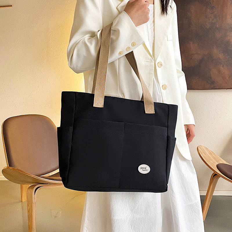 Women's Large Capacity Leisure Portable Underarm Oxford Shoulder Bags