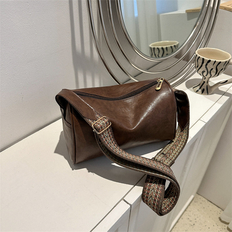 Women's Style Wide Strap Pillow Large Capacity Shoulder Bags