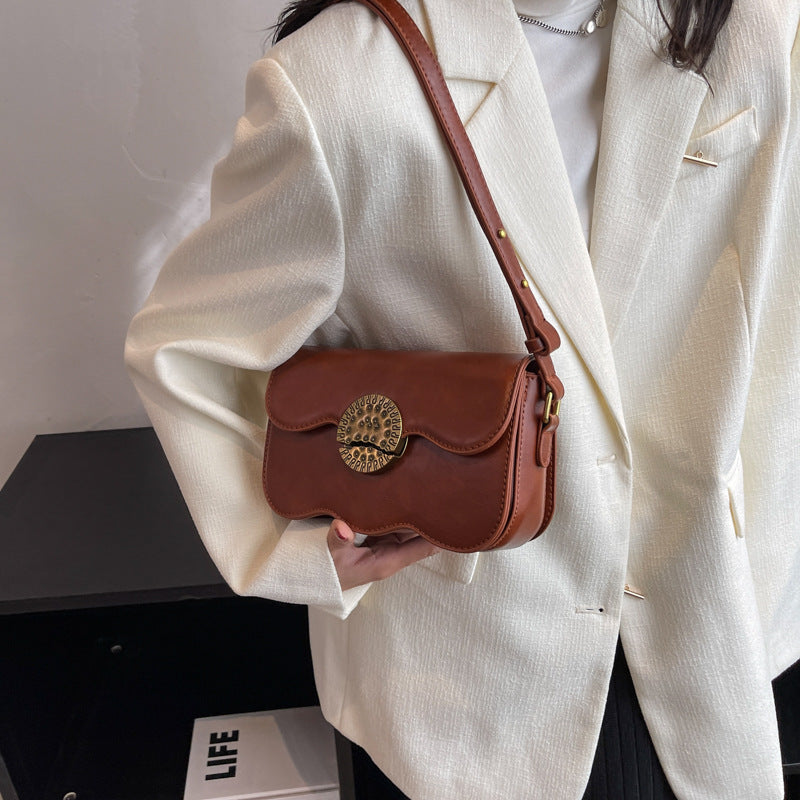 Women's Fashion Contrast Color Simple Western Style Bags