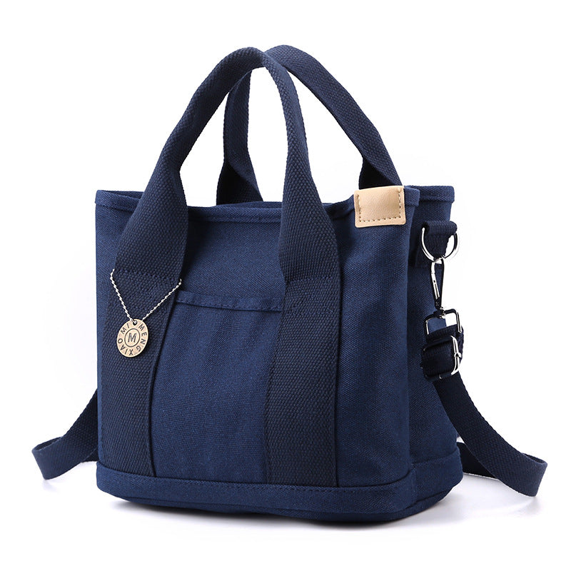 Women's Canvas Reticule Out Clutch Large Handbags