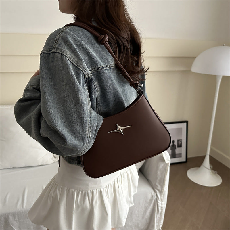 Women's Korean Style Commuter Underarm Summer Portable Shoulder Bags