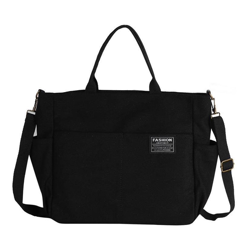 Women's Retro Versatile Large Capacity Fashionable Canvas Crossbody Bags