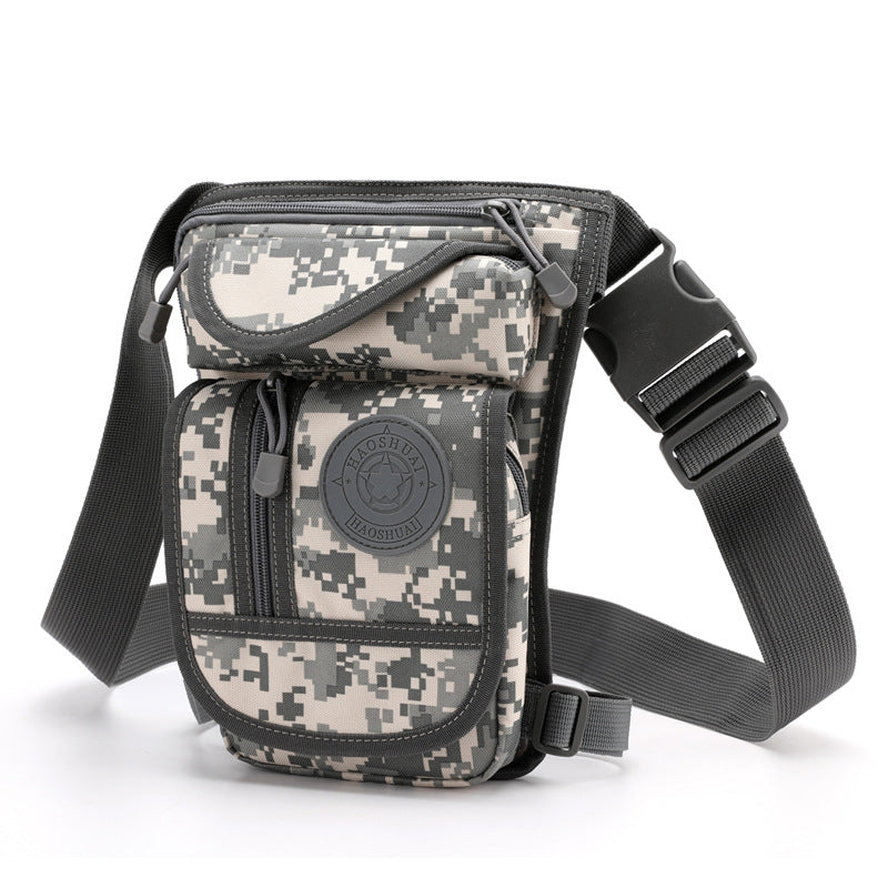 Multifunctional Fashion Nylon Leg Pannier Convenient Men's Waist Packs