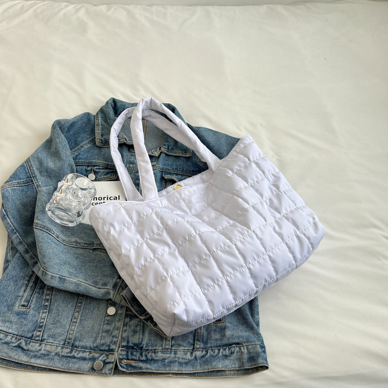 Women's Cotton Jacket Large Capacity Down Underarm Shoulder Bags