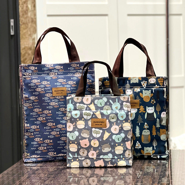Volume Waterproof Lunch Box Snack Make-up Handbags