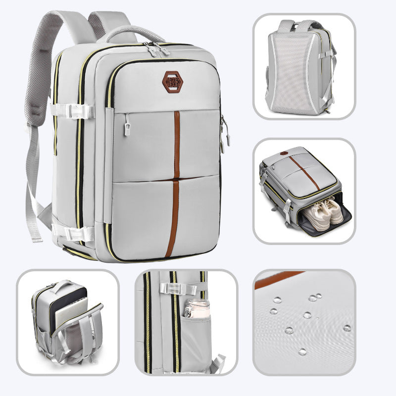 Men's Large Capacity Simple Style Inch Computer Backpacks