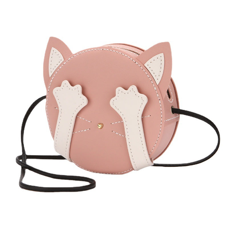 Women's With Cat Design Hand-woven Korean Style Shoulder Bags