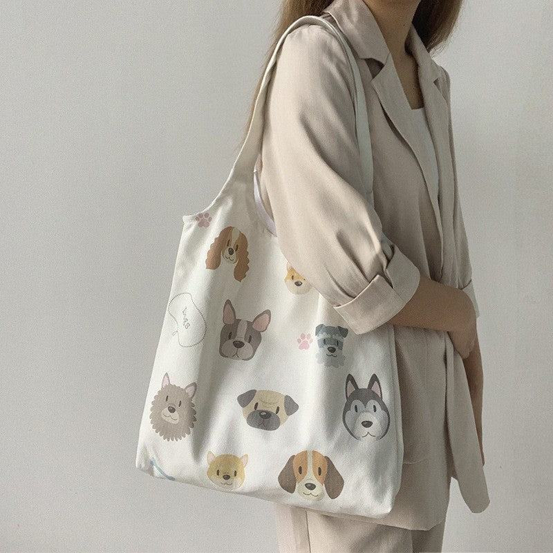 Female Fruit Orange Artistic College Simple Portable Shoulder Bags