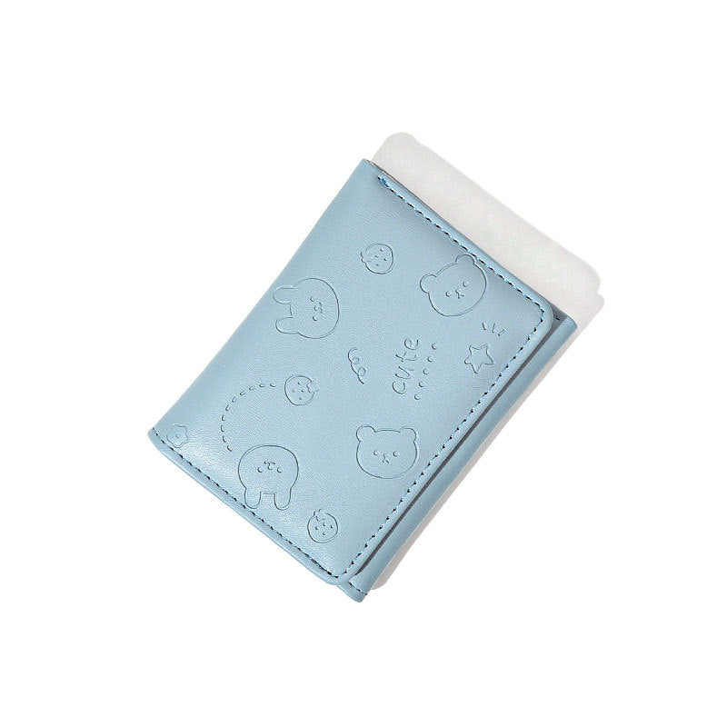 Women's Fashion Korean Style Short Simple Cute Ladies Wallets