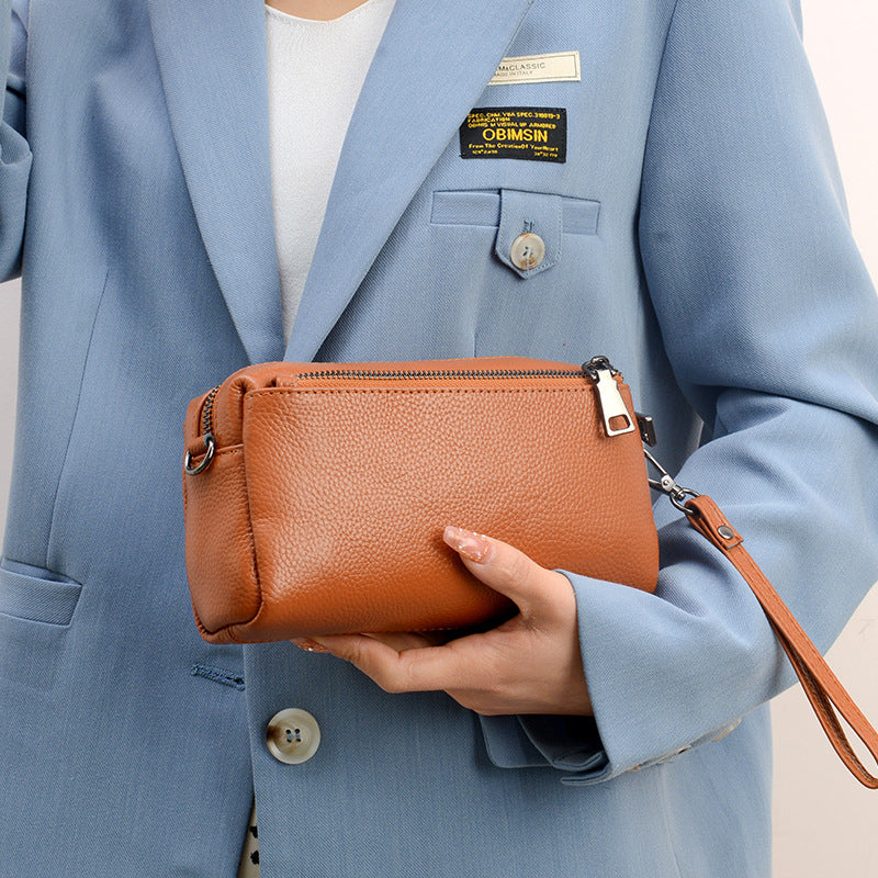 Women's Genuine Leather Fashion First Layer Cowhide Shoulder Bags