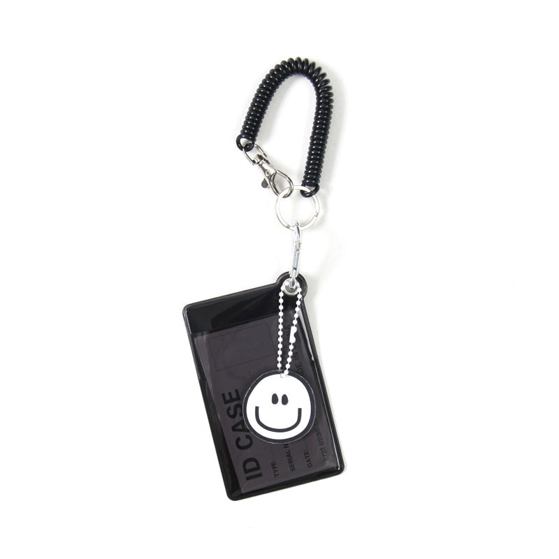 Transparent Candy Color Bus Pass Design Document Card Holder