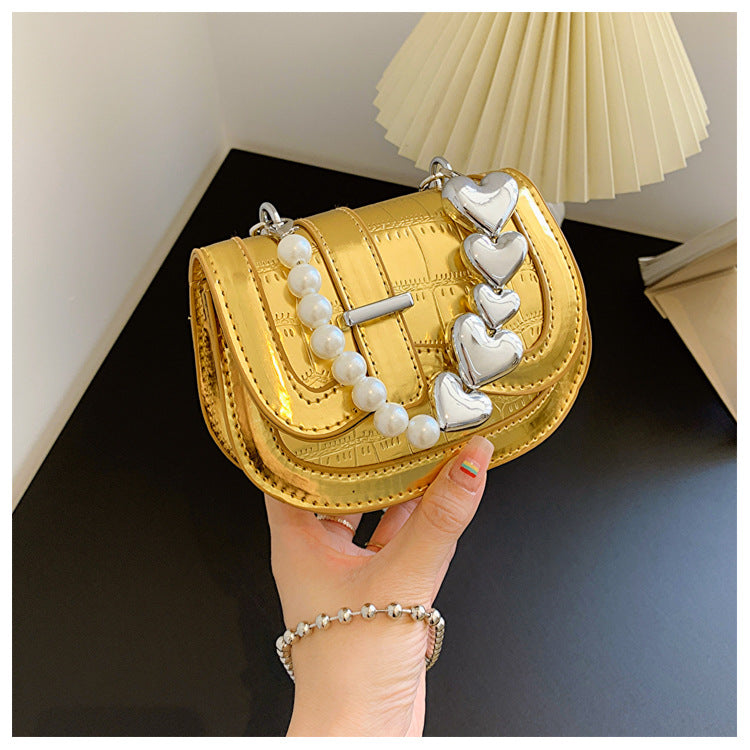 Women's Mini Summer Advanced Texture Fashion Shiny Crossbody Bags