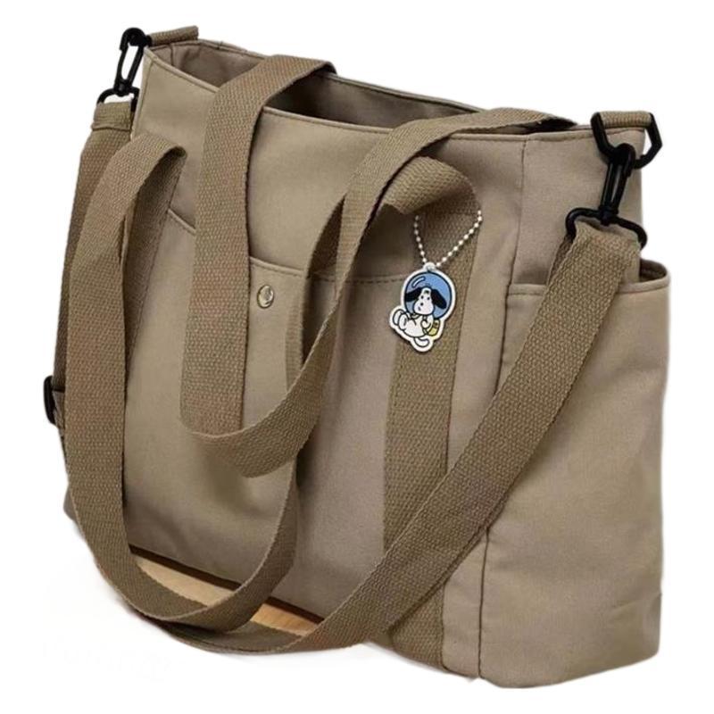 Durable Versatile Women's Canvas Shopping Commuter Women's Shoulder Bag