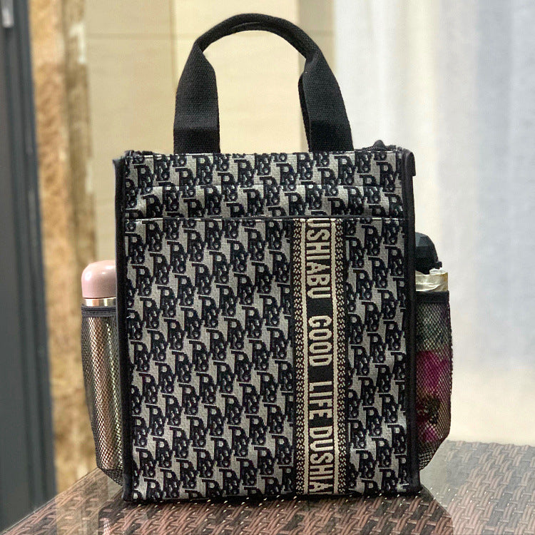 Style Thickened Lunch Tray Tuition Office Document Handbags
